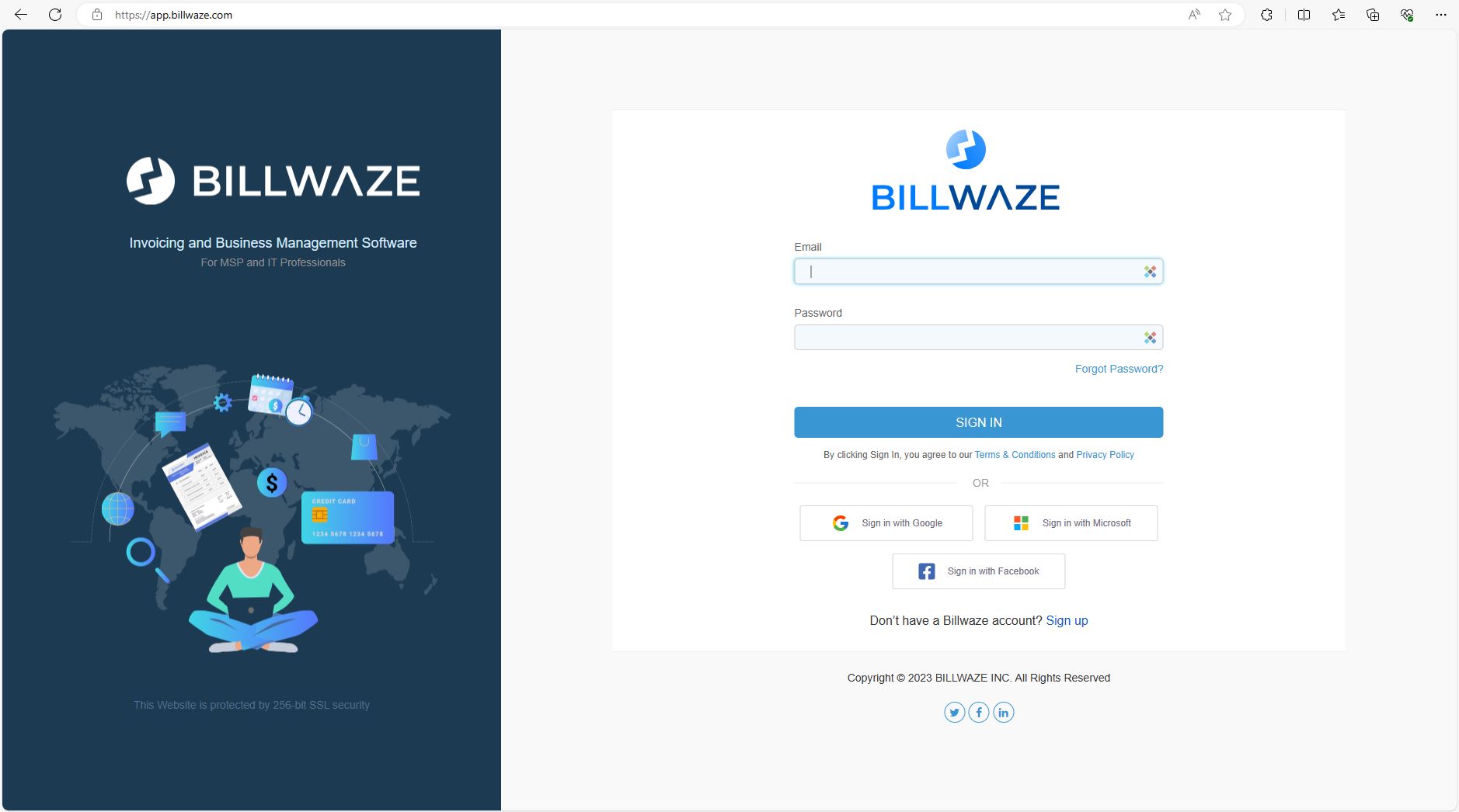 Billwaze Invoicing System